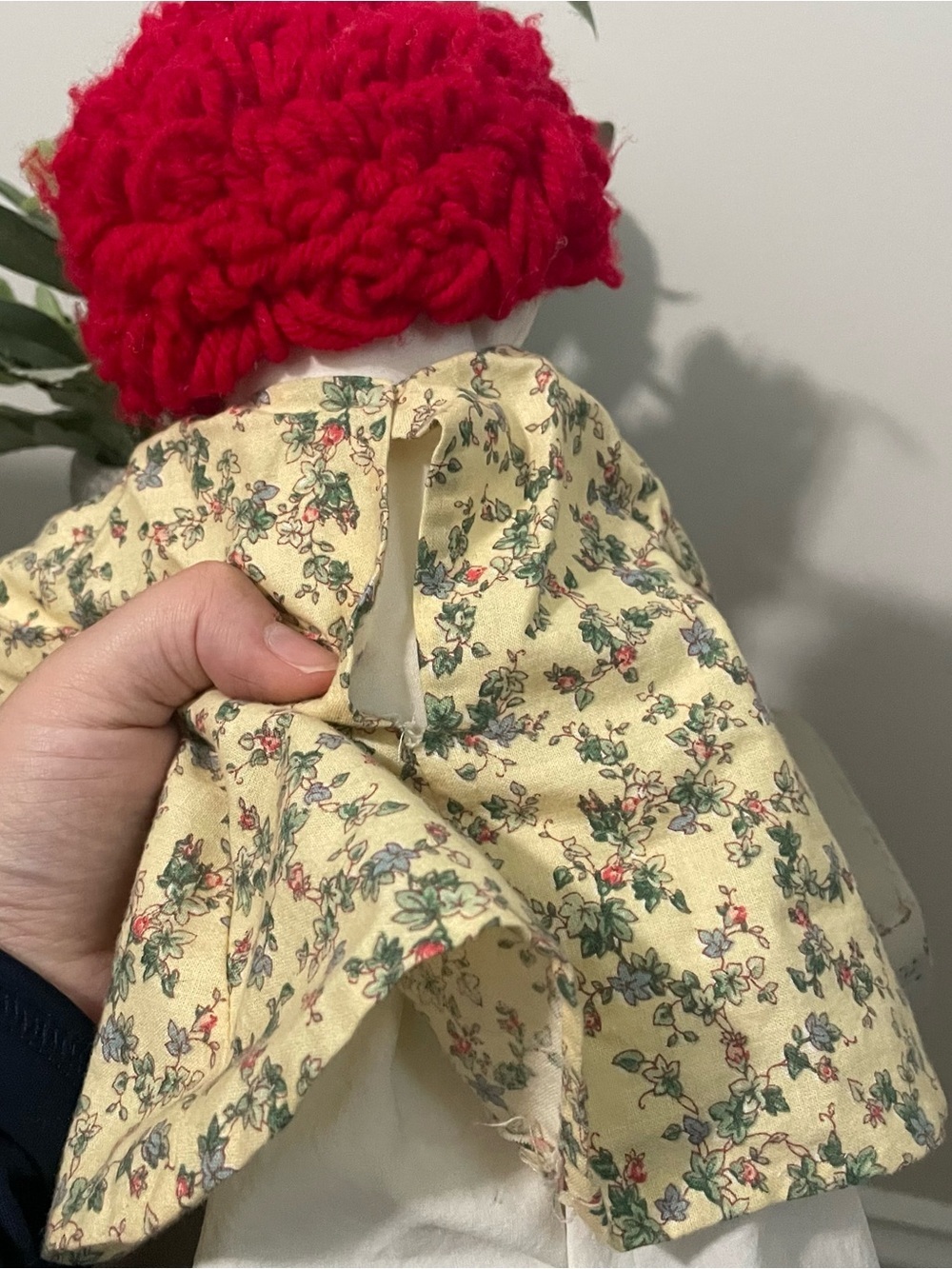 Vintage Handmade Raggedy Ann Rag Doll - Picture 3 of 3